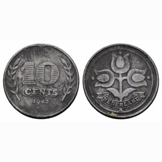 Niederland  10 Cents 1942