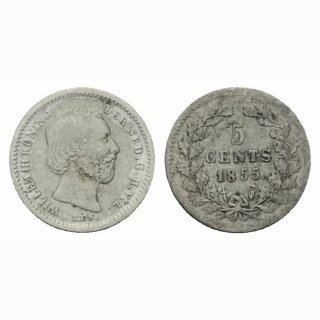 Niederland  5 Cents 1855