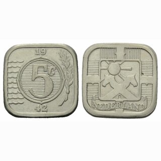 Niederland  5 Cents 1942