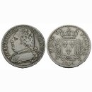 Frankreich 5 Francs 1814 W Louis XVIII