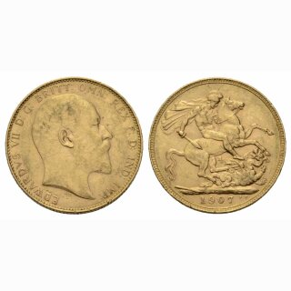 England Soverign 1907 P