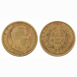 Frankreich 10 Francs 1860 A