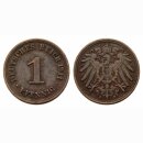 Deutschland 1 Pfennig 1911 F