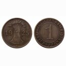 Deutschland 1 Reichspfennig 1925 J