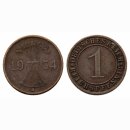 Deutschland 1 Reichspfennig 1934 A