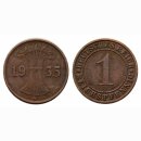 Deutschland 1 Reichspfennig 1935 A