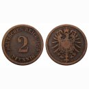 Deutschland 2 Pfennig 1875 D