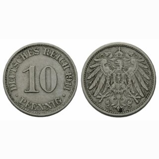Deutschland 10 Pfennig  1911 A