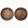 Spanien 5 Centimos 1868