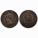 Frankreich 10 Centimes 1854 BB