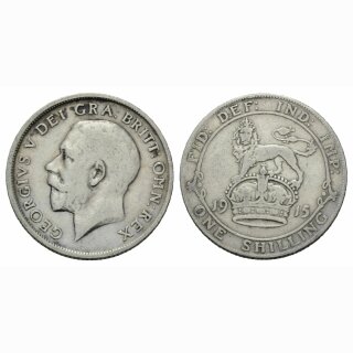 England Shilling 1915