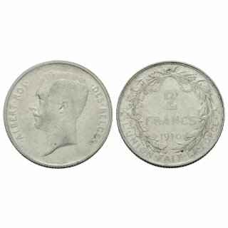Belgien 2 Francs 1910