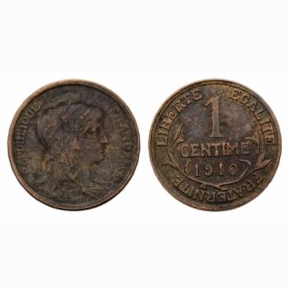 Frankreich 1 Centimes 1910