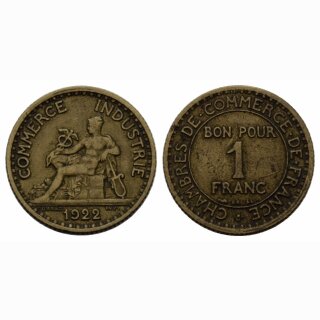 Frankreich 1 Francs 1922