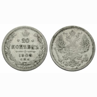 Russland 20 Kopeken 1905