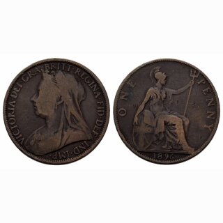 England Penny 1896 Viktoria