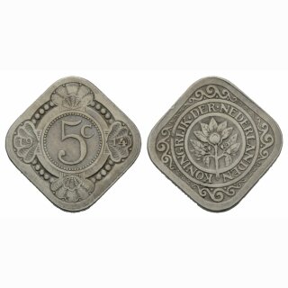 Niederland 5 Centimes 1914