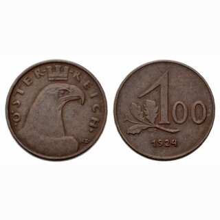 Österreich 100 Kronen  1924
