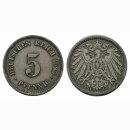 Deutschland  5 Pfnennig  1905 E