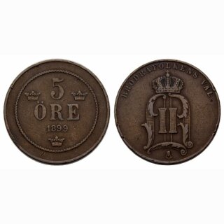 Schweden 5 Öre  1899