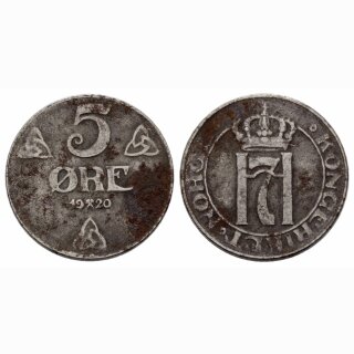 Norwegen 5 Öre  1920