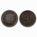 Norwegen 1 Öre 1876