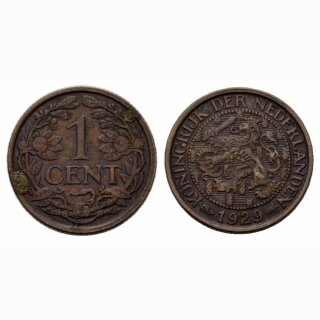 Niederland 1 Cent  1929