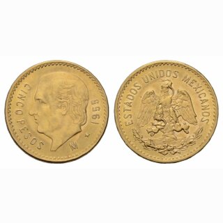 Mexiko 5 Pesos 1955 M