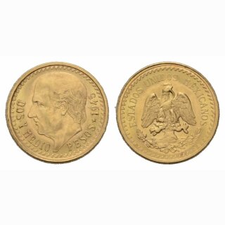 Mexiko 2 1/2 Pesos 1945