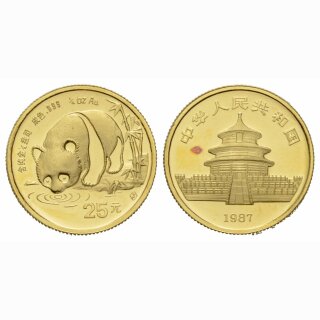 China 25 Yuan 1987