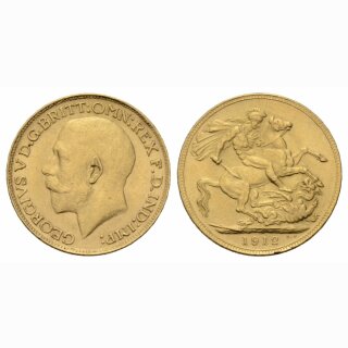 England Sovereign 1912 Geroges V