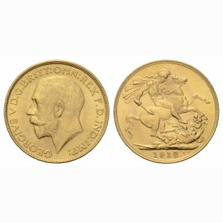 England Sovereign 1912 Geroges V