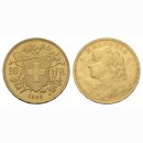 Schweiz 20 Franken 1898 B Vreneli