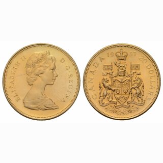Kanada 20 Dollar 1967 Elisabeth II