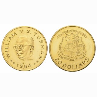 Liberia 20 Dollars 1964