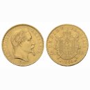 Frankreich 20 Francs  1863 BB
