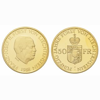 Liechtenstein 50 Franken 1988