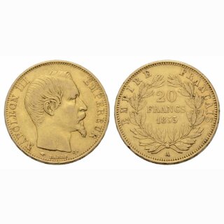 Frankreich 20 Francs 1855 A