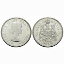 Kanada 50 Cents  1962 Elisabeth II