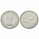 Kanada 25 Cents 1958 Elisabeth II