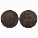 England 1/2 Penny 1917 Georgess V