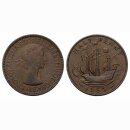England 1/2 Penny 1953 Elisabeth II
