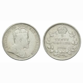 Kanada 5 Cents 1906 George V