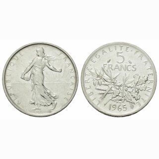 Frankreich 5 Francs 1965