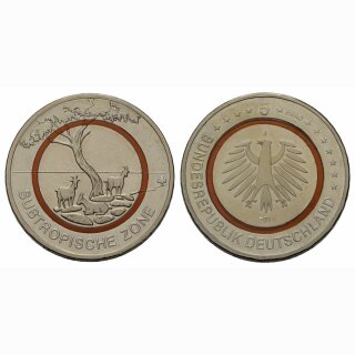 Deutschland 5 Euro 2018 J Subtropische Zone