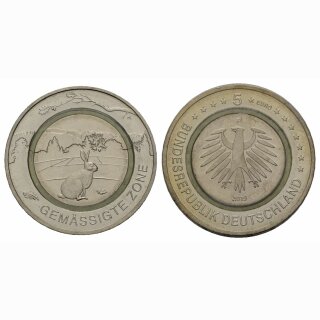 Deutschland 5 Euro 2019 F Gemässigte Zone