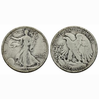 USA 1/2 Dollar 1943 S  Walking Liberty