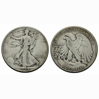 USA 1/2 Dollar 1944 Walking Liberty