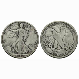 USA 1/2 Dollar 1945 Walking Liberty