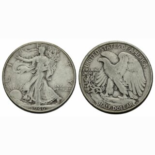 USA 1/2 Dollar 1946 Walking Liberty